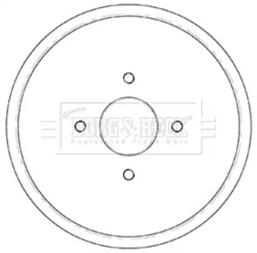 Тормозный барабан BORG & BECK BBR7252