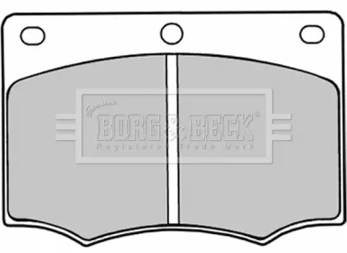 Комплект тормозных колодок BORG & BECK BBP1044