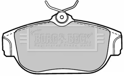 Комплект тормозных колодок BORG & BECK BBP1120