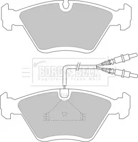 Комплект тормозных колодок BORG & BECK BBP1135