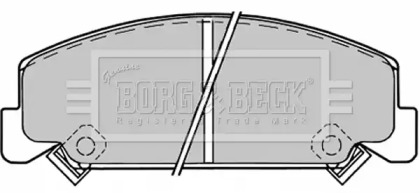 Комплект тормозных колодок BORG & BECK BBP1176