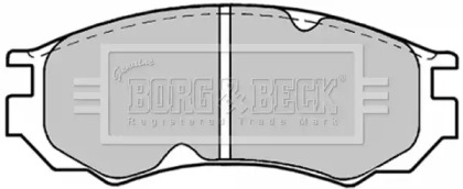 Комплект тормозных колодок BORG & BECK BBP1189