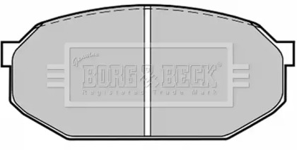 Комплект тормозных колодок BORG & BECK BBP1205