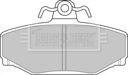 Комплект тормозных колодок BORG & BECK BBP1218