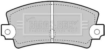 Комплект тормозных колодок BORG & BECK BBP1247