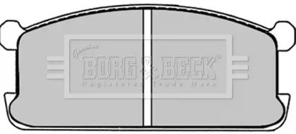 Комплект тормозных колодок BORG & BECK BBP1251