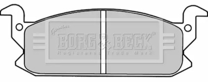 Комплект тормозных колодок BORG & BECK BBP1293