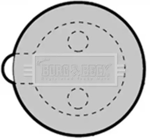 Комплект тормозных колодок BORG & BECK BBP1313