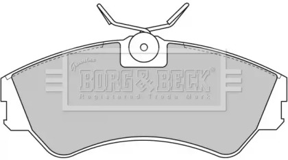 Комплект тормозных колодок BORG & BECK BBP1316