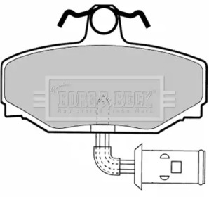 Комплект тормозных колодок BORG & BECK BBP1332