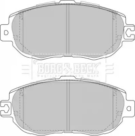 Комплект тормозных колодок BORG & BECK BBP1352