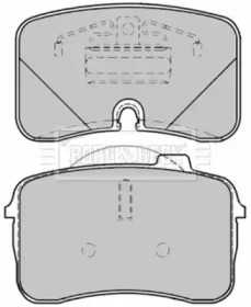 Комплект тормозных колодок BORG & BECK BBP1363