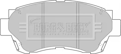 Комплект тормозных колодок BORG & BECK BBP1377