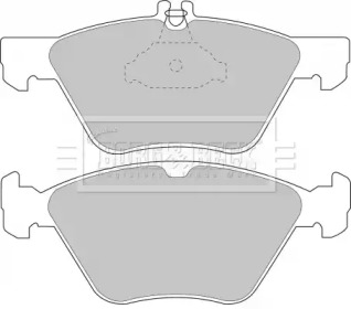 Комплект тормозных колодок BORG & BECK BBP1393