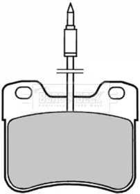 Комплект тормозных колодок BORG & BECK BBP1402