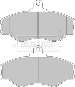 Комплект тормозных колодок BORG & BECK BBP1428