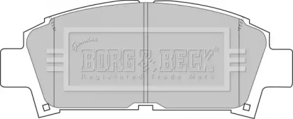 Комплект тормозных колодок BORG & BECK BBP1440