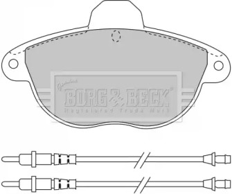 Комплект тормозных колодок BORG & BECK BBP1455