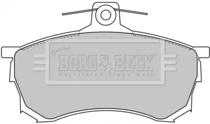 Комплект тормозных колодок BORG & BECK BBP1463