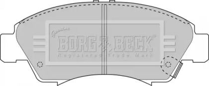 Комплект тормозных колодок BORG & BECK BBP1467