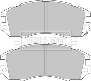 Комплект тормозных колодок BORG & BECK BBP1480