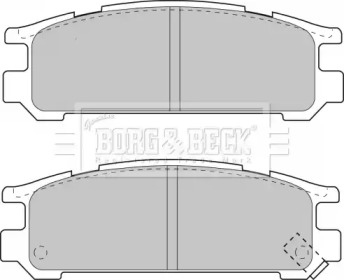 Комплект тормозных колодок BORG & BECK BBP1508