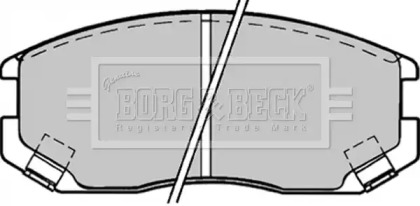 Комплект тормозных колодок BORG & BECK BBP1518