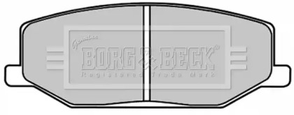 Комплект тормозных колодок BORG & BECK BBP1524