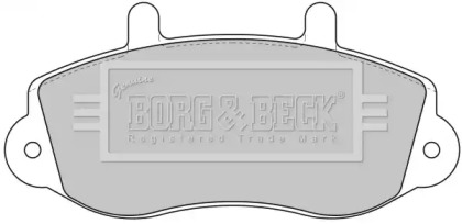 Комплект тормозных колодок BORG & BECK BBP1638