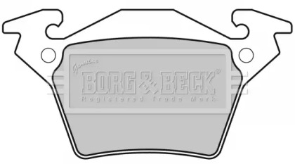 Комплект тормозных колодок BORG & BECK BBP1670