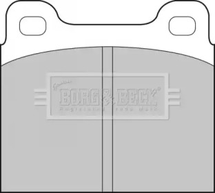 Комплект тормозных колодок BORG & BECK BBP1698