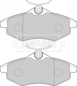 Комплект тормозных колодок BORG & BECK BBP1727