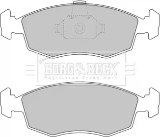 Комплект тормозных колодок BORG & BECK BBP1748