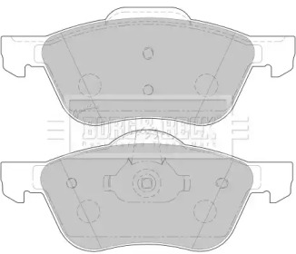 Комплект тормозных колодок BORG & BECK BBP1772