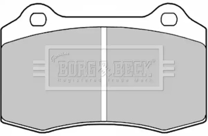 Комплект тормозных колодок BORG & BECK BBP1823