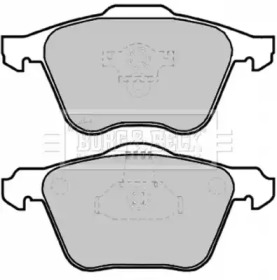 Комплект тормозных колодок BORG & BECK BBP1861