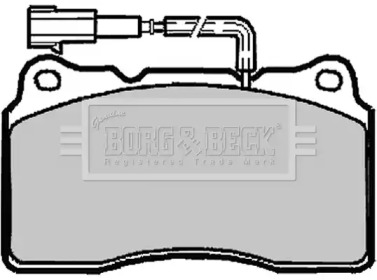 Комплект тормозных колодок BORG & BECK BBP1918