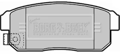 Комплект тормозных колодок BORG & BECK BBP1921