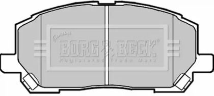 Комплект тормозных колодок BORG & BECK BBP1951