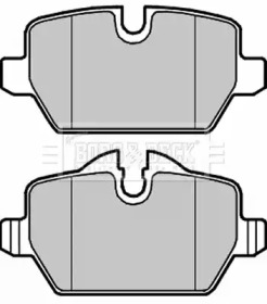 Комплект тормозных колодок BORG & BECK BBP1960