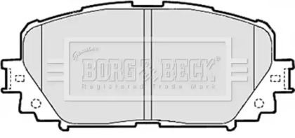 Комплект тормозных колодок BORG & BECK BBP2073