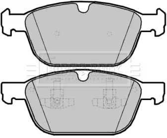 Комплект тормозных колодок BORG & BECK BBP2093