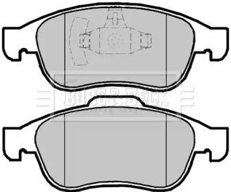 Комплект тормозных колодок BORG & BECK BBP2098