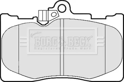 Комплект тормозных колодок BORG & BECK BBP2153