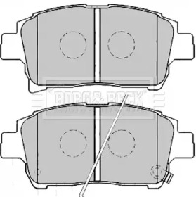 Комплект тормозных колодок BORG & BECK BBP2164