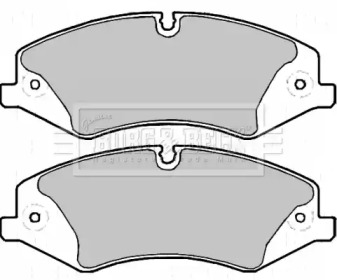 Комплект тормозных колодок BORG & BECK BBP2217