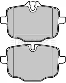 Комплект тормозных колодок BORG & BECK BBP2226