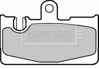 Комплект тормозных колодок BORG & BECK BBP2229