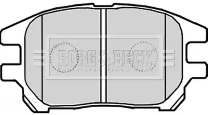 Комплект тормозных колодок BORG & BECK BBP2231