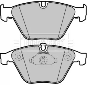 Комплект тормозных колодок BORG & BECK BBP2277